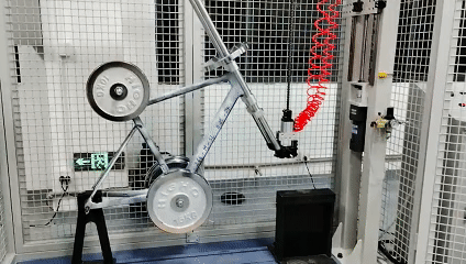 carbon fiber bike frame Dropping Test