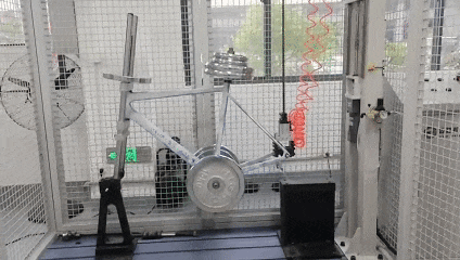 bicycle frame rear drop test
