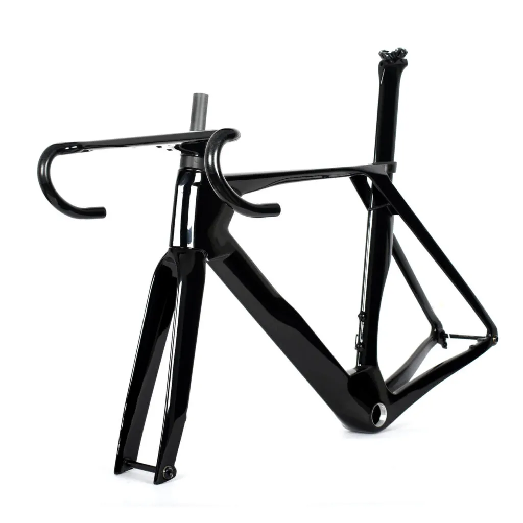 ramset för racercykel med skivbroms i kolfiber