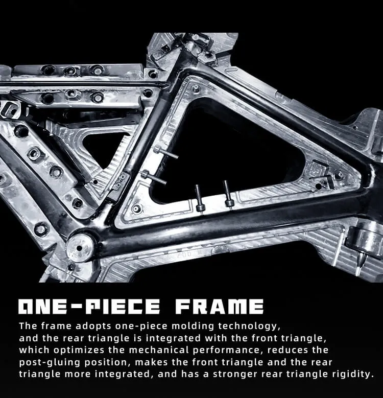 eendelige gegoten schijfrem raceframe