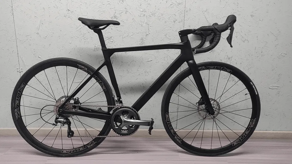 carbon frame road bike