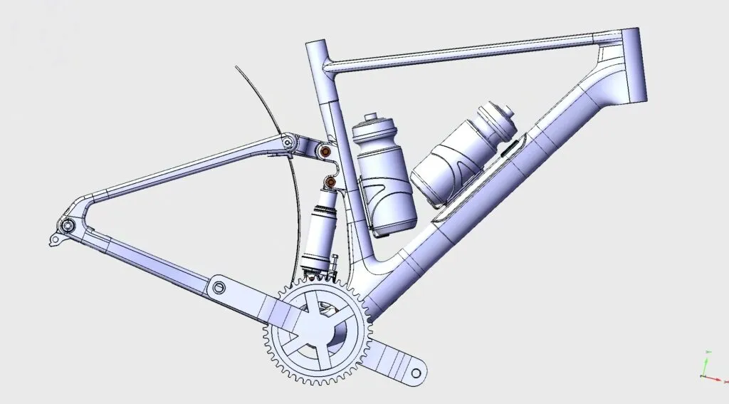 gravel bike frame