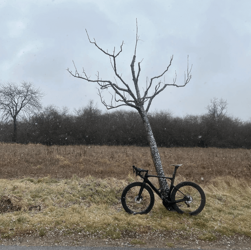 R185 disc brake road frame