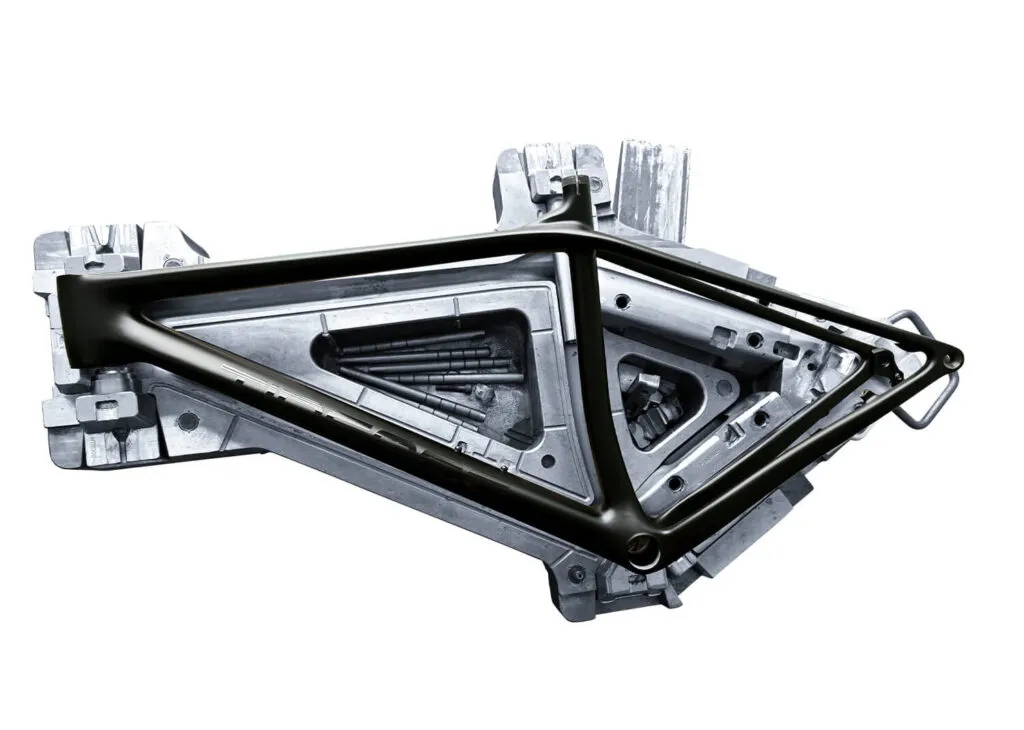 Marco de bicicleta de una sola pieza moldeado