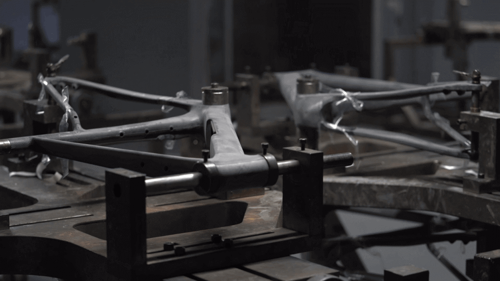 自転車フレームの成形