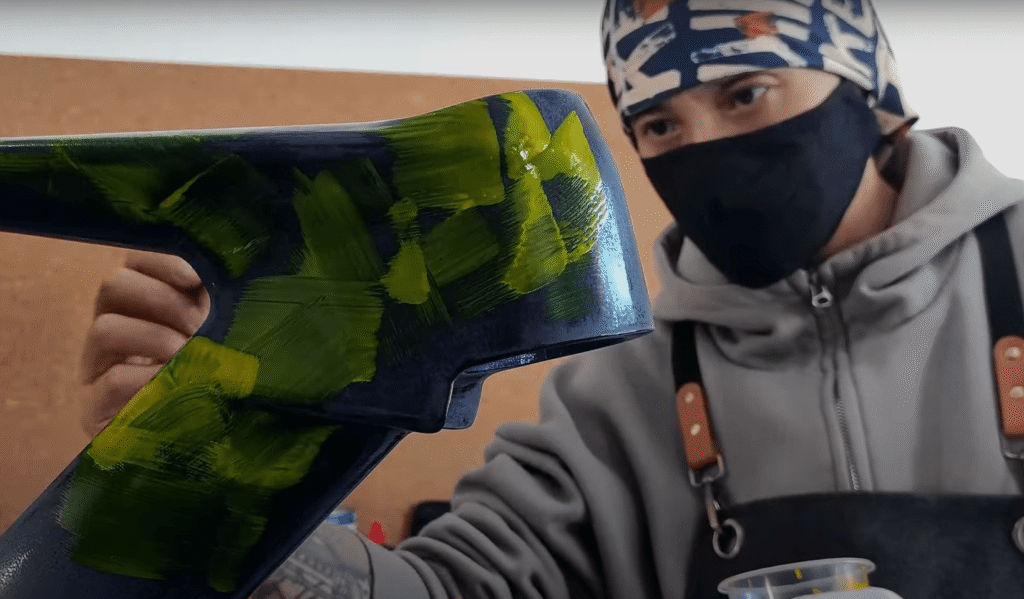 bicycle frame painting