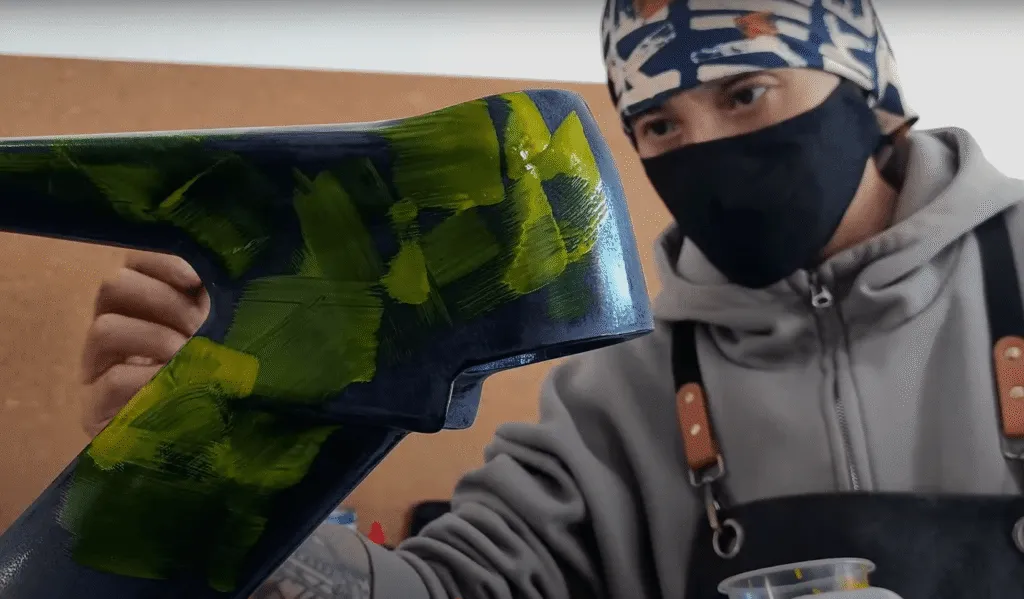 bicycle frame painting