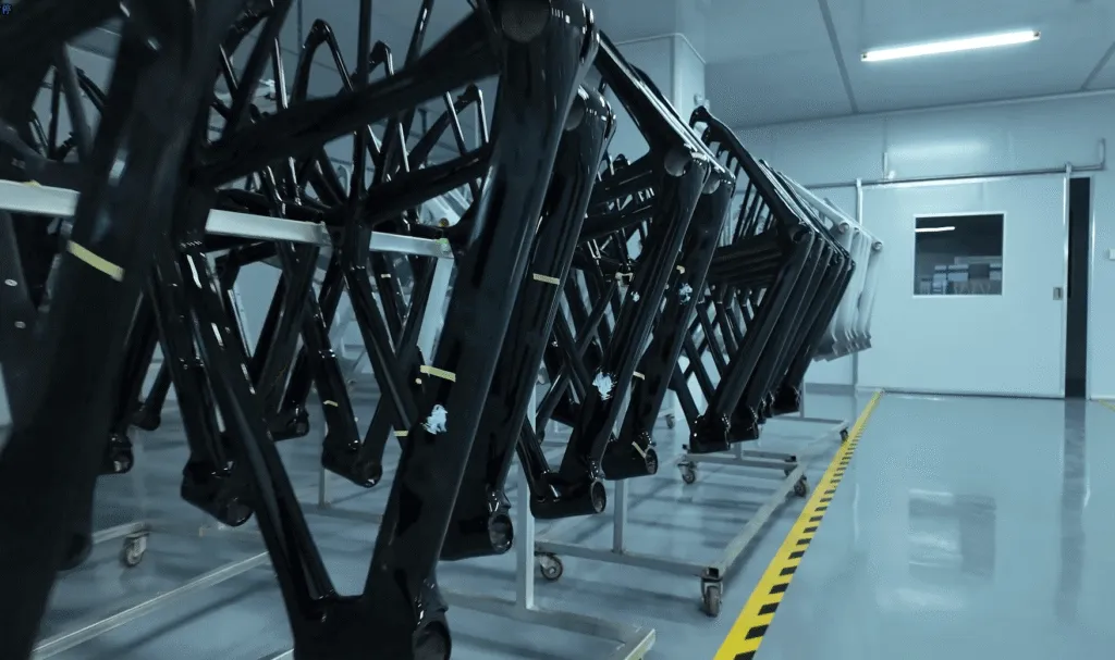 fietsframe schilderen
