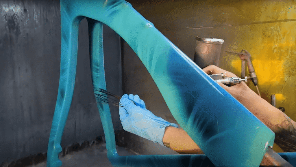bicycle frame painting