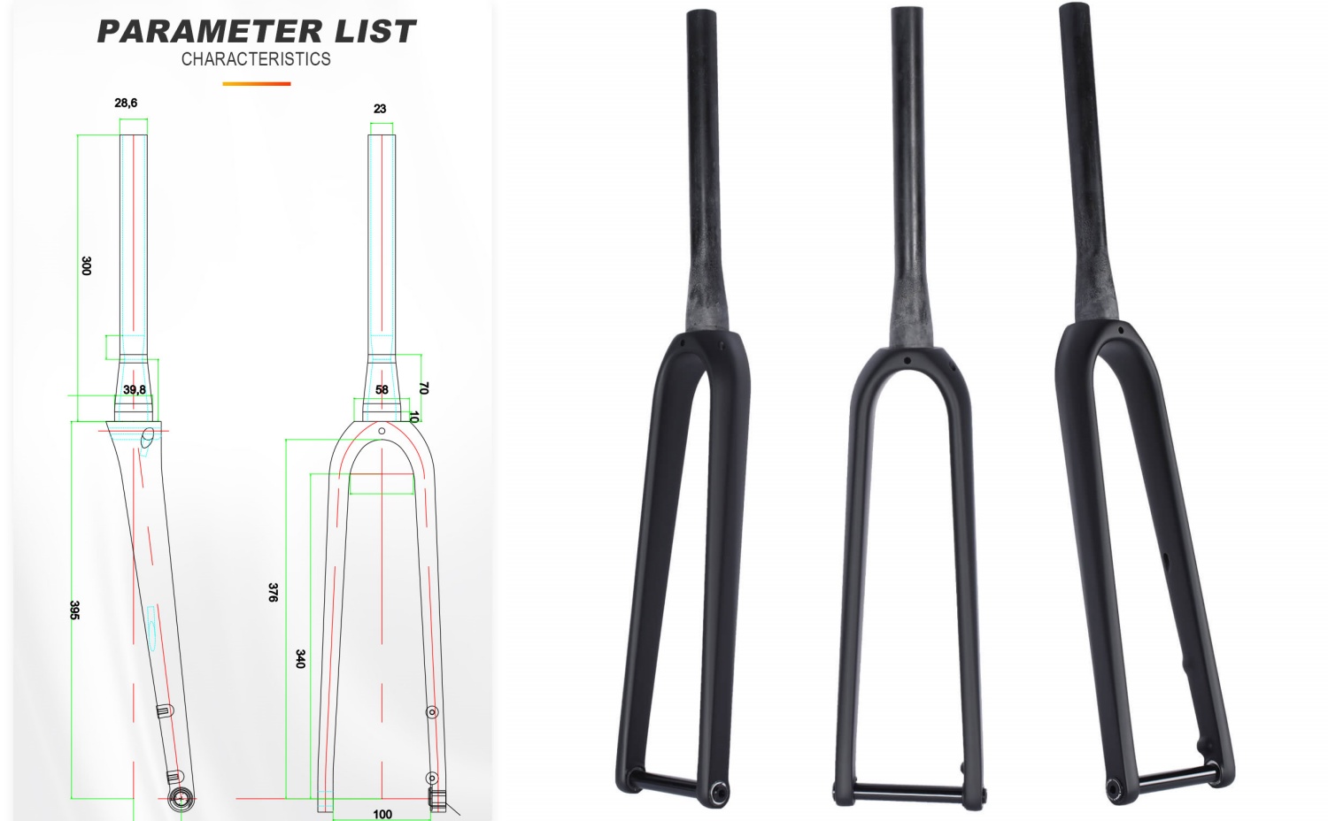 gravel bike fork