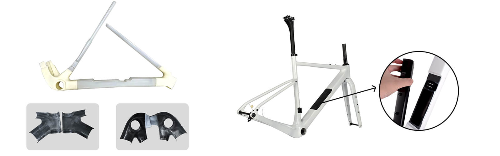 GV201 gravel bike frame