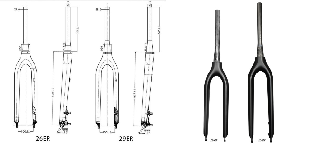 MF001 26er 29er mtb fork