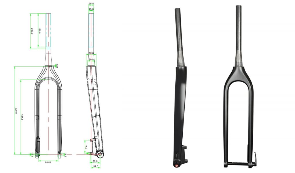 MF005 bicycle fork