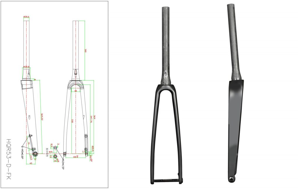 RF053D bicycle fork