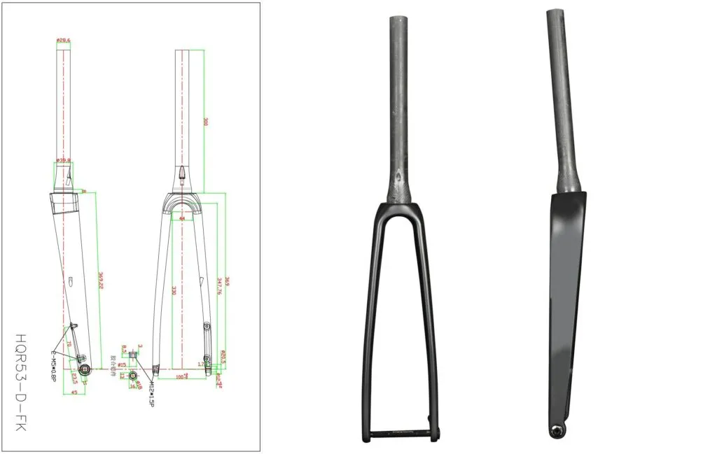 RF053D bicycle fork