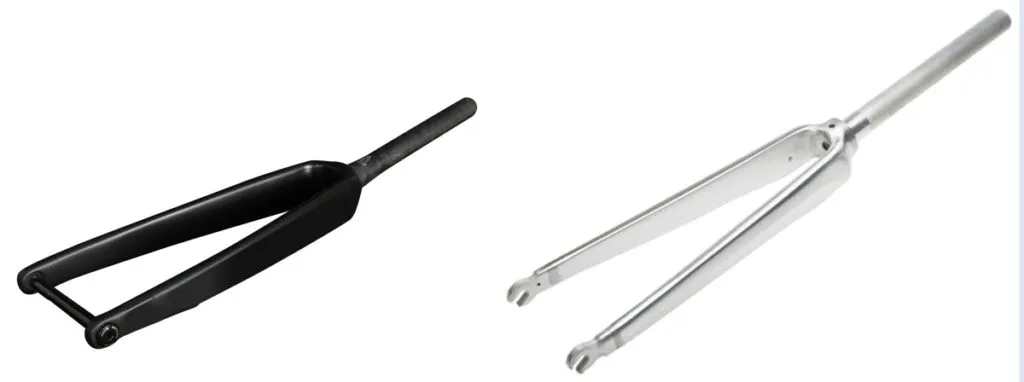 carbon road bike fork VS alloy fork
