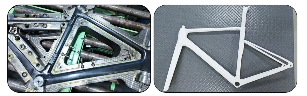 forma ramy roweru szosowego