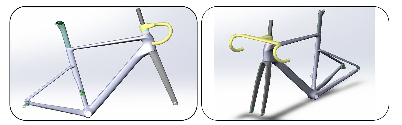 racing road frame design
