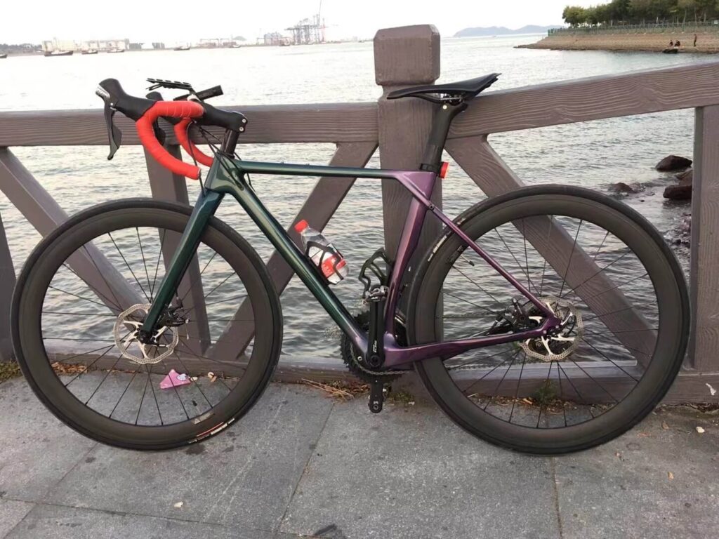 carbon gravel fork bike