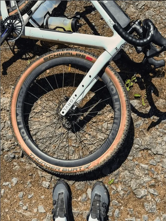 gravel bike with frame storage