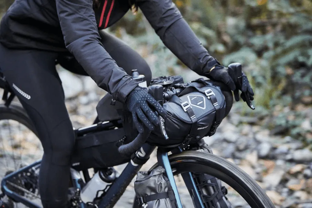gravel bicycle packing