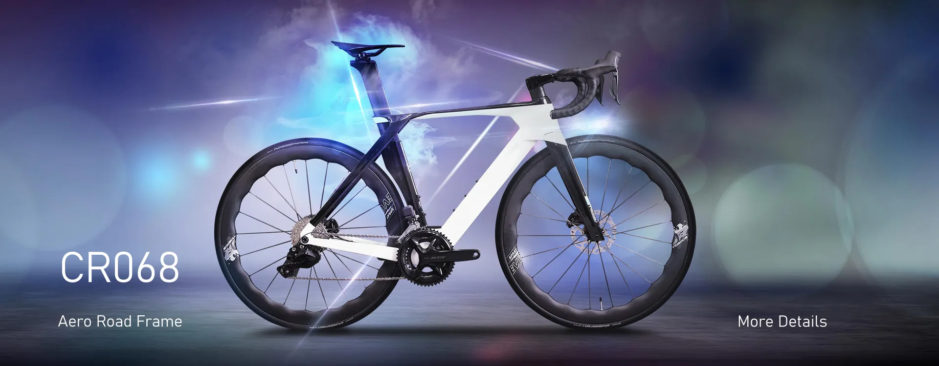 CR068 disc brake road frame