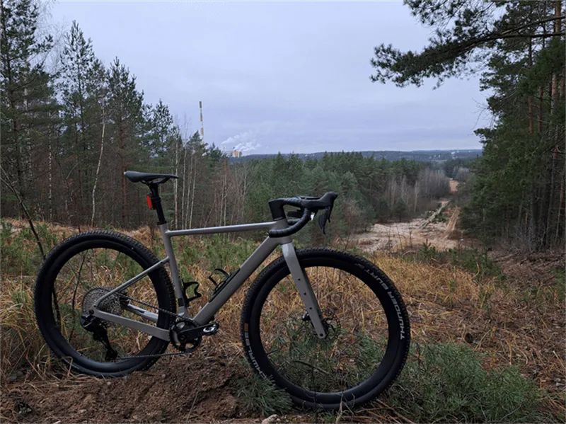 carbon gravel bicycle frame