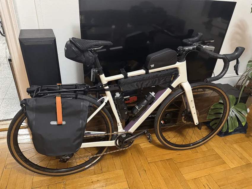 carbon gravel bicycle frame