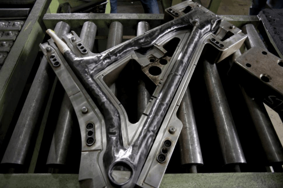 bicycle frame mold