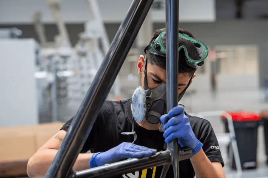 bicycle frame painting