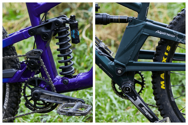 全悬挂自行车车架