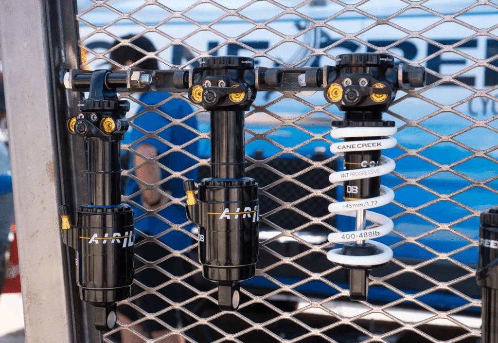 full suspension bike frame shock absorb