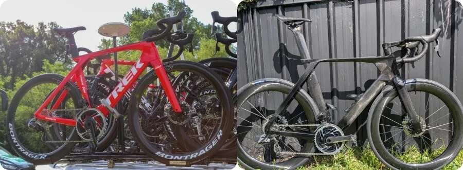 CR068 VS trek madone road bike frame