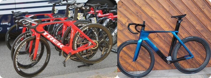 CR068 VS trek madone road bike frame