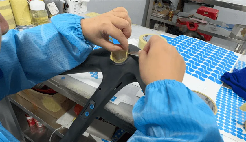 carbon bike frame painting protection