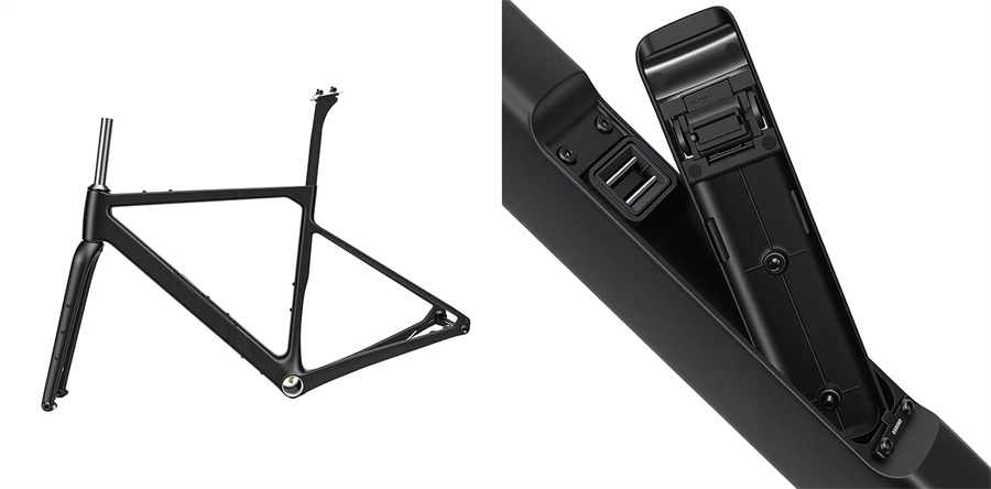 2026 kolfiberram för gruscykel