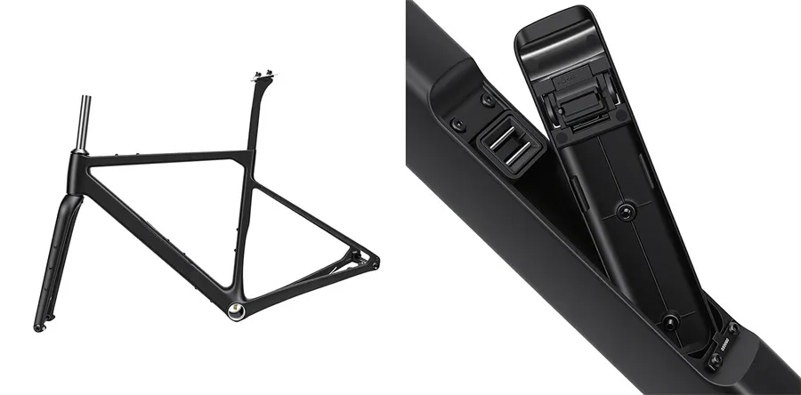 Carbonvezel gravelbikeframe uit 2026