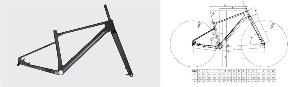 32er mtb frame geometry