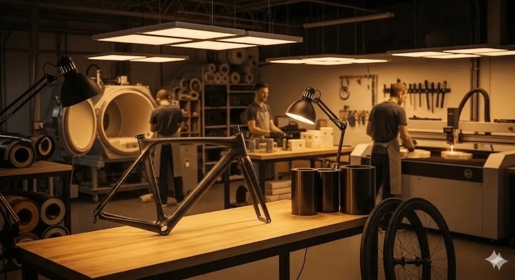 Guía de cuadros de bicicleta de carbono