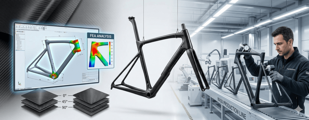 Diseño de moldes para cuadros de bicicleta de carbono