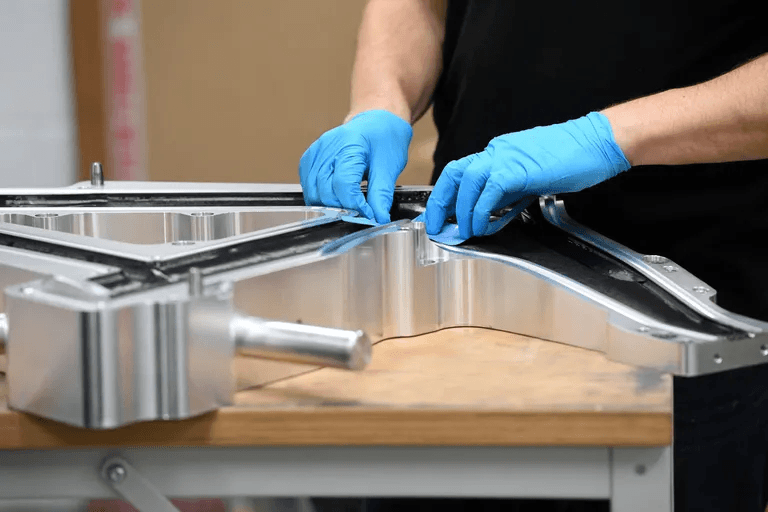 carbon fiber bike frame forming