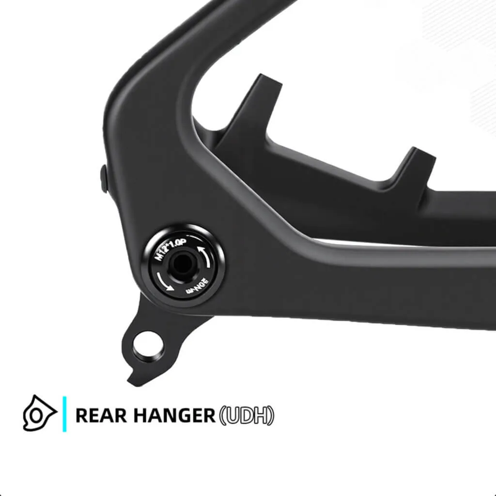 carbon 32er hardtail mtb frame rear hanger