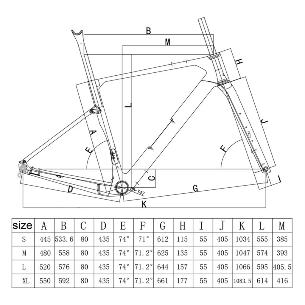 gv208 gravel bike frame