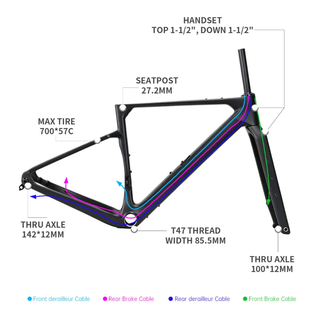 gv208 gravel bike frame